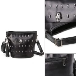 Cradle Of Goth BAGS Haunting Skull Shoulder Bag