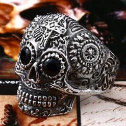 Cradle Of Goth Kapala Skull Ring RINGS