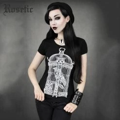 Cradle Of Goth Caged Crow T-shirt