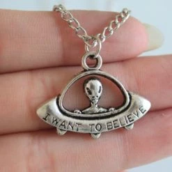 Cradle Of Goth UFO Necklace