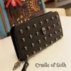 Cradle Of Goth Smiling Skulls Wallet (Vegan Leather) WALLETS