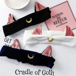 Cradle Of Goth Mystery Cat Headband