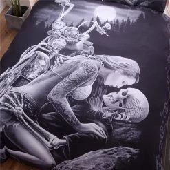 Cradle Of Goth BEDROOM Death's Kiss Sheets