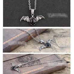 Cradle Of Goth Bat Necklace