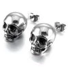 Cradle Of Goth Smiling Skulls Earrings