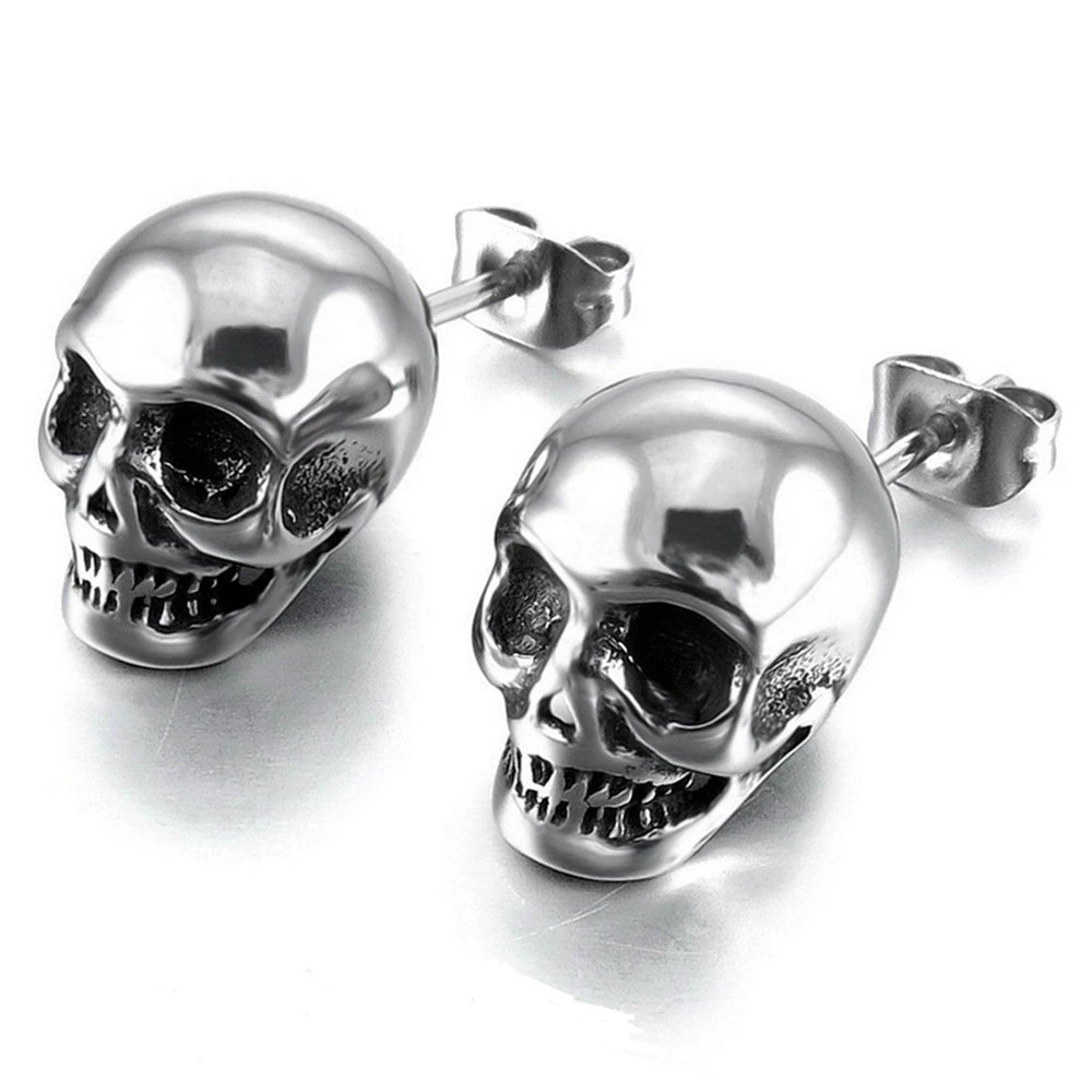 Cradle Of Goth Smiling Skulls Earrings 1 Cradle Of Goth Smiling Skulls Earrings