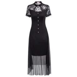 Cradle Of Goth Elegant Temptress Dress DRESSES