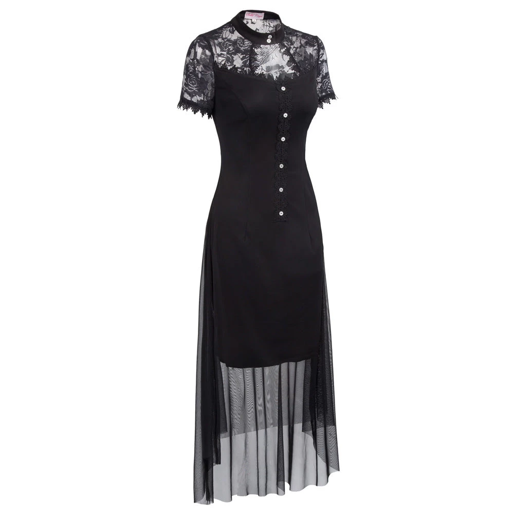 Cradle Of Goth Elegant Temptress Dress DRESSES 4 Cradle Of Goth Elegant Temptress Dress DRESSES