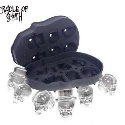Deals Cradle Of Goth Store 9 Cradle Of Goth 3D Skull Ice Cube Mold