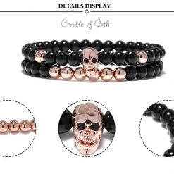 Cradle Of Goth BRACELETS Death Charm Bracelet 17 Cradle Of Goth BRACELETS Death Charm Bracelet