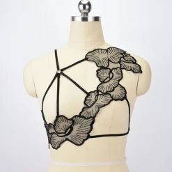 Cradle Of Goth CAGE BRAS & HARNESSES Harajuki Cage Bra Harness
