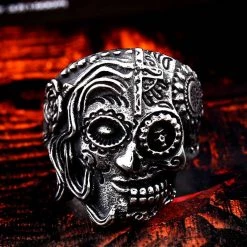 Cradle Of Goth Kapala Skull Ring RINGS