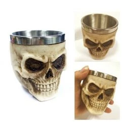 Cradle Of Goth Smiling Skull Cup