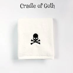 Cradle Of Goth Skull Towel
