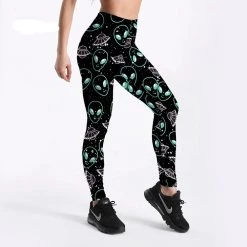 Cradle Of Goth UFO Leggings TIGHTS & LEGGINGS