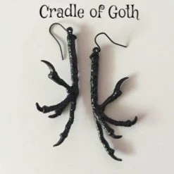 Cradle Of Goth Crow's Wrath Earrings