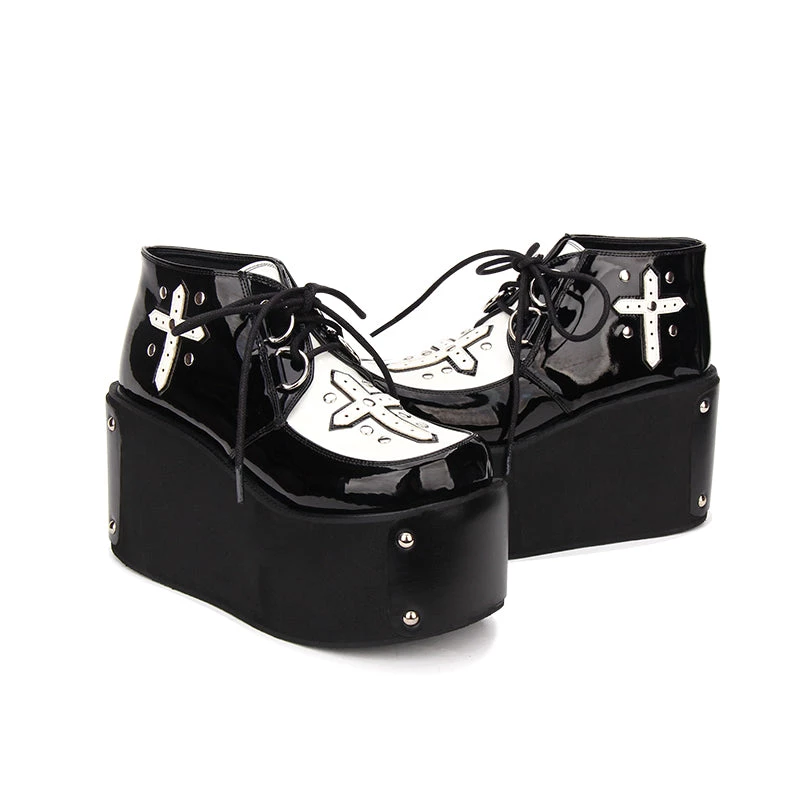 Cradle Of Goth SHOES Priestess' Secret (Vegan Boots) 5 Cradle Of Goth SHOES Priestess' Secret (Vegan Boots)