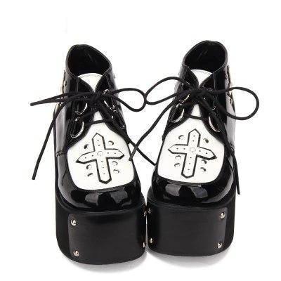 Cradle Of Goth SHOES Priestess' Secret (Vegan Boots) 6 Cradle Of Goth SHOES Priestess' Secret (Vegan Boots)