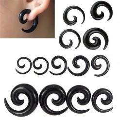 Cradle Of Goth Spirals Of Tranquility EARRINGS