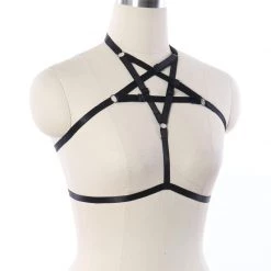 Cradle Of Goth CAGE BRAS & HARNESSES Satan's Priestess Harness 11 Cradle Of Goth CAGE BRAS & HARNESSES Satan's Priestess Harness