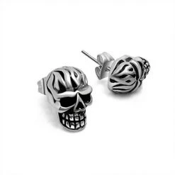 Cradle Of Goth Smiling Skulls Earrings 12 Cradle Of Goth Smiling Skulls Earrings