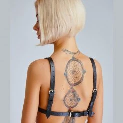 Cradle Of Goth Midnight Siren Bra CAGE BRAS & HARNESSES