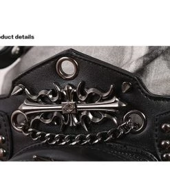 Cradle Of Goth BAGS The Tough Lady Bag (Handmade, Vegan) 22 Cradle Of Goth BAGS The Tough Lady Bag (Handmade, Vegan)