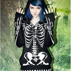 Cradle Of Goth Skeleton Hoodie (plus Size Available) 16 Cradle Of Goth Skeleton Hoodie (plus Size Available)
