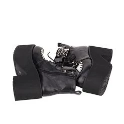 Cradle Of Goth Demonic Queen Platform Boots (Vegan Leather) SHOES