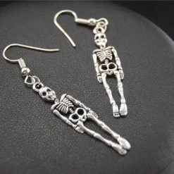 Cradle Of Goth Handmade Skeleton Earrings