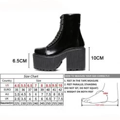 Cradle Of Goth SHOES Satan's Doll Boots (Vegan, Handmade) 14 Cradle Of Goth SHOES Satan's Doll Boots (Vegan, Handmade)