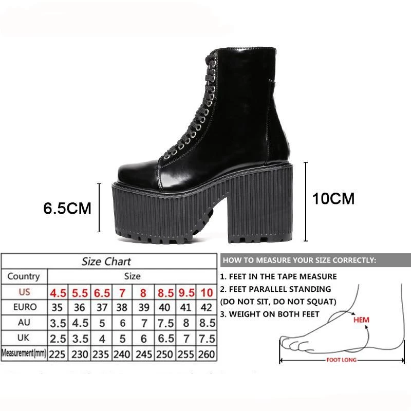 Cradle Of Goth SHOES Satan's Doll Boots (Vegan, Handmade) 7 Cradle Of Goth SHOES Satan's Doll Boots (Vegan, Handmade)