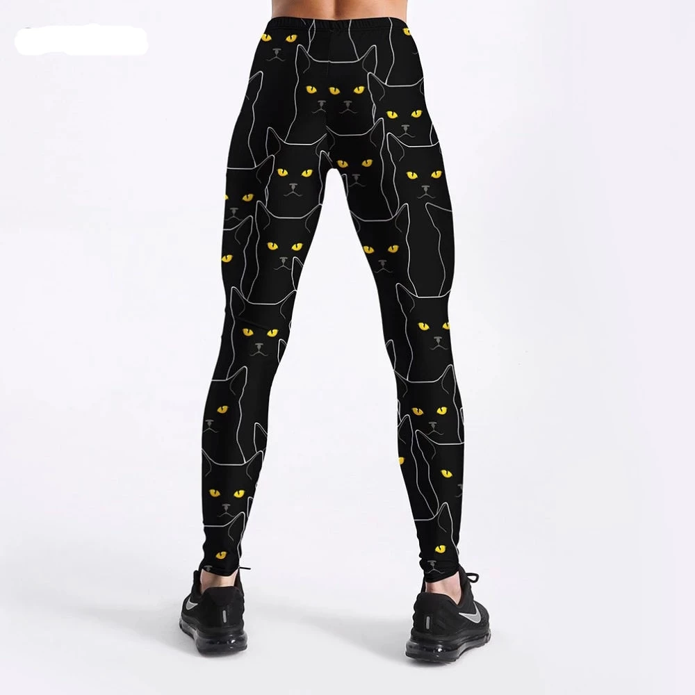 Cradle Of Goth TIGHTS & LEGGINGS Cats In The Night Leggings 2 Cradle Of Goth TIGHTS & LEGGINGS Cats In The Night Leggings