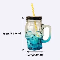 Cradle Of Goth Poison Jar Glass