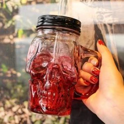 Cradle Of Goth Poison Jar Glass