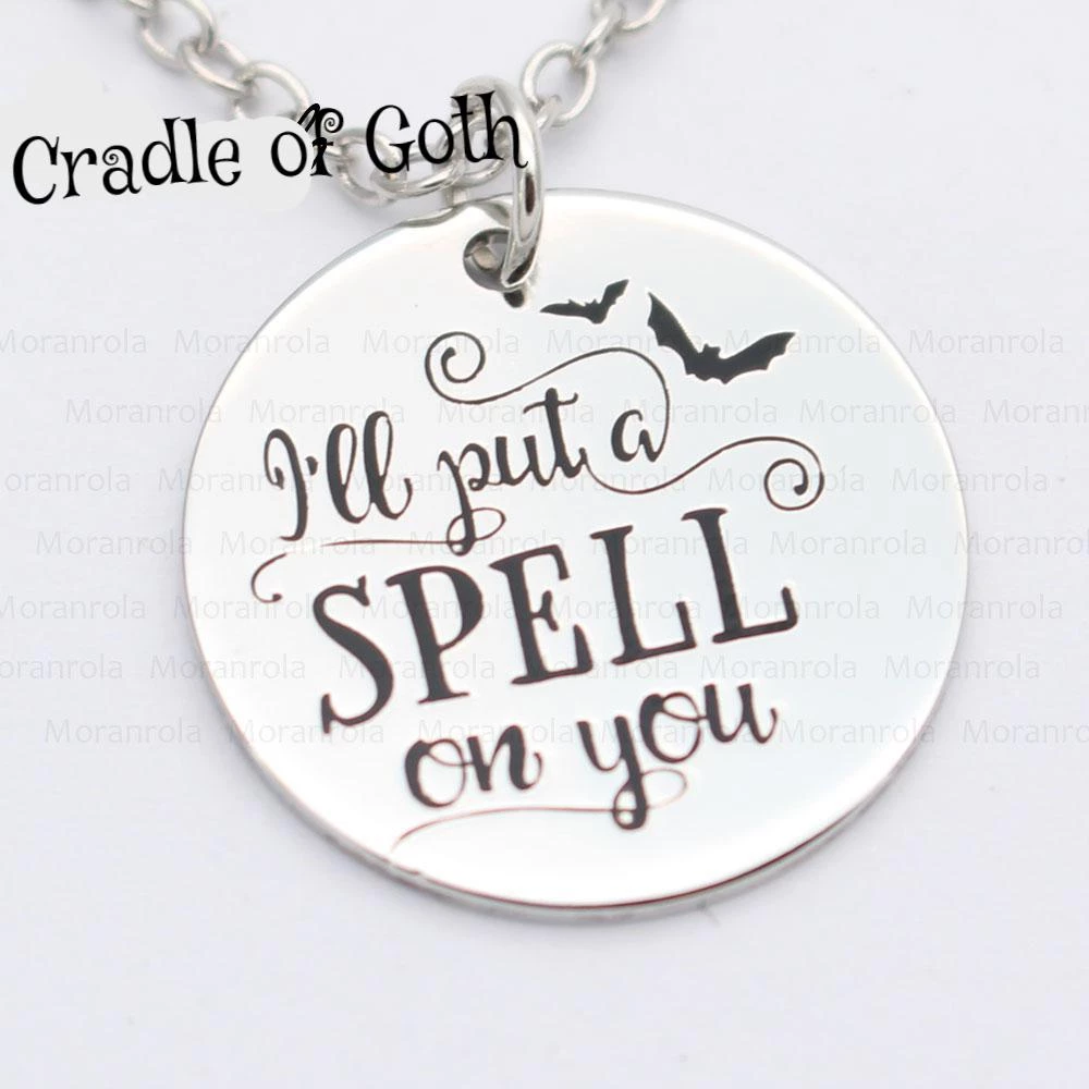 Cradle Of Goth I Put A Spell On You Necklace 1 Cradle Of Goth I Put A Spell On You Necklace