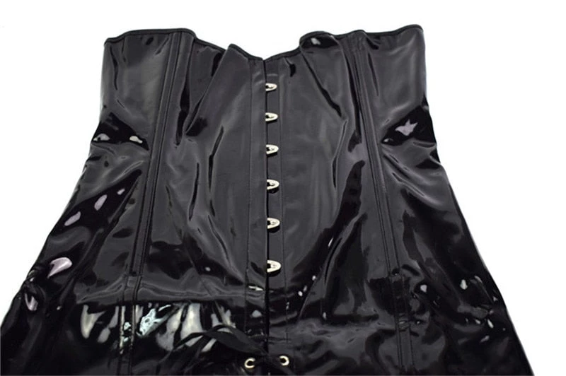 Cradle Of Goth Miss Dominatrix Leather Dress (Vegan) LINGERIE 6 Cradle Of Goth Miss Dominatrix Leather Dress (Vegan) LINGERIE