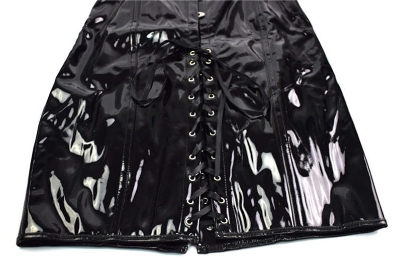 Cradle Of Goth Miss Dominatrix Leather Dress (Vegan) LINGERIE 9 Cradle Of Goth Miss Dominatrix Leather Dress (Vegan) LINGERIE