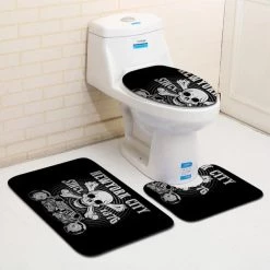 Cradle Of Goth Skull Bathroom Carpet (3 Pieces)