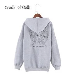 Cradle Of Goth HOODIES & SWEATERS Are You Serious? Goth Hoodie