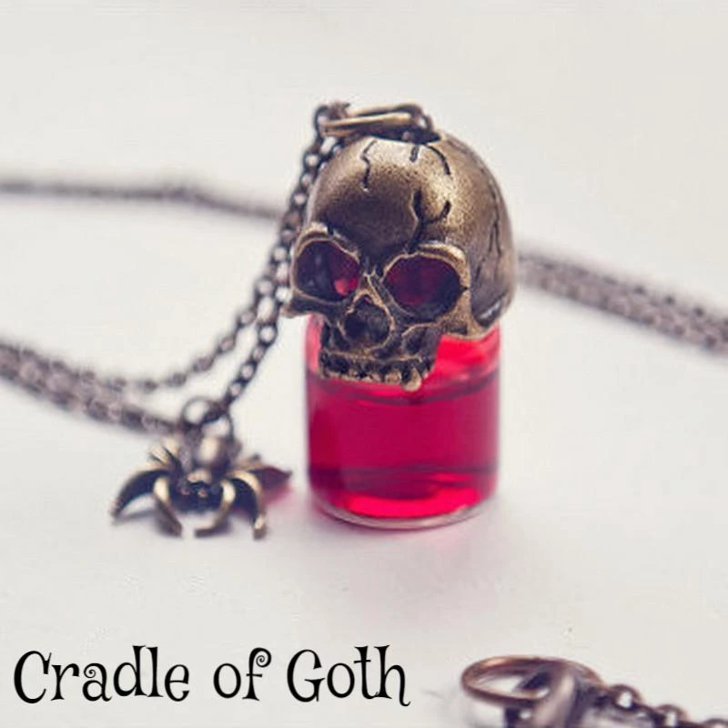 Cradle Of Goth Devil's Blood Necklace 1 Cradle Of Goth Devil's Blood Necklace