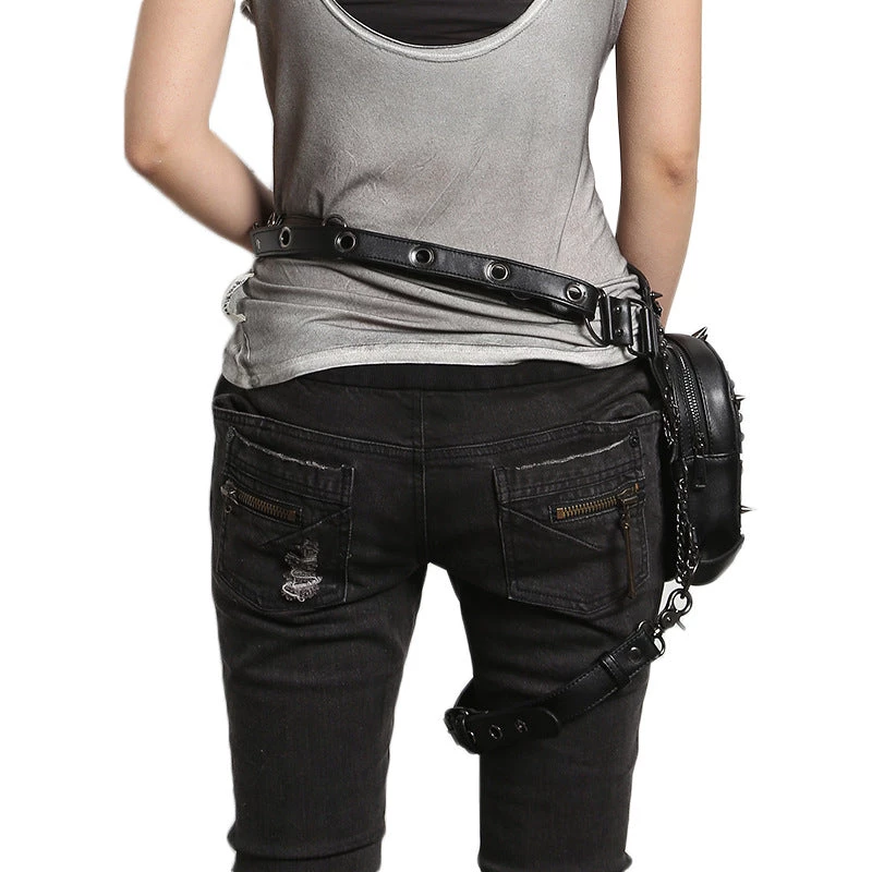 Cradle Of Goth BAGS The Tough Lady Bag (Handmade, Vegan) 9 Cradle Of Goth BAGS The Tough Lady Bag (Handmade, Vegan)