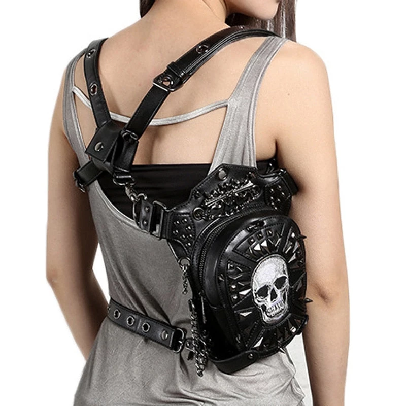 Cradle Of Goth BAGS The Tough Lady Bag (Handmade, Vegan) 7 Cradle Of Goth BAGS The Tough Lady Bag (Handmade, Vegan)