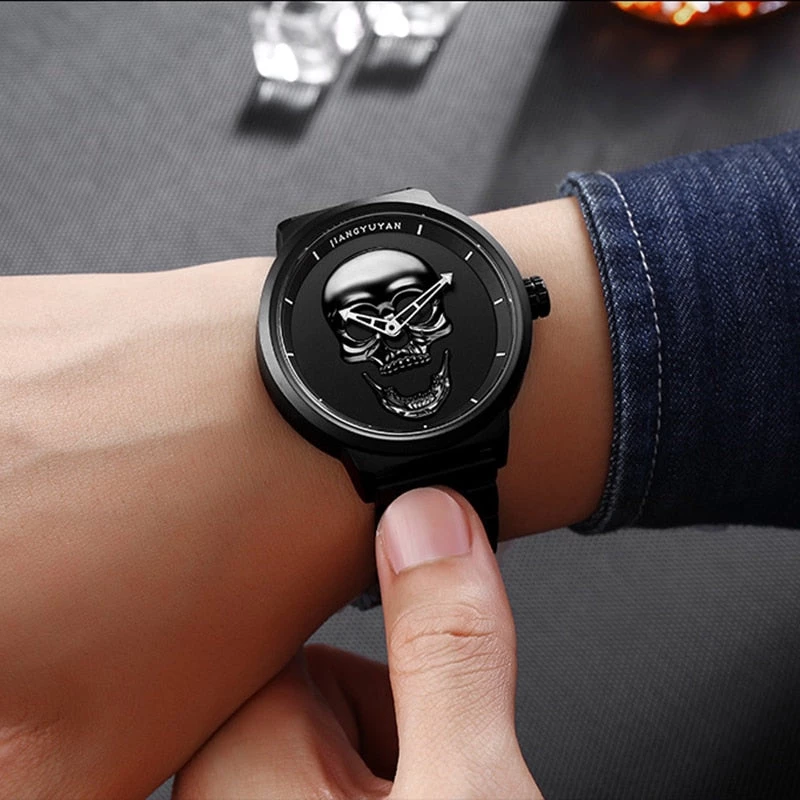Cradle Of Goth Screaming Skull Watch 2 Cradle Of Goth Screaming Skull Watch