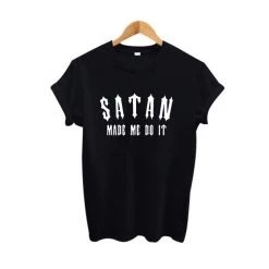 Cradle Of Goth Satan Made Me Do It T-shirt 5 Cradle Of Goth Satan Made Me Do It T-shirt
