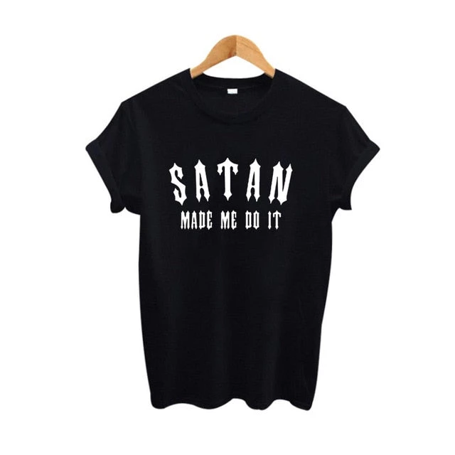Cradle Of Goth Satan Made Me Do It T-shirt 3 Cradle Of Goth Satan Made Me Do It T-shirt
