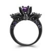 Cradle Of Goth Purple Wings Of Darkness Ring RINGS