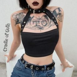 Cradle Of Goth Deadly Halter Ton SHIRTS