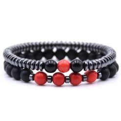 Cradle Of Goth Healing Dark Energy Bracelets (2 Piece Set)