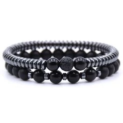 Cradle Of Goth Healing Dark Energy Bracelets (2 Piece Set)
